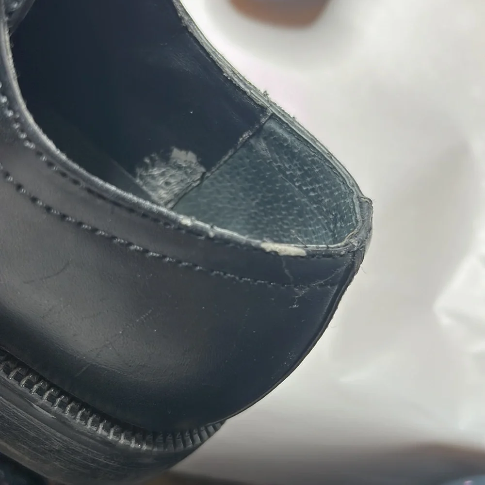 Alfani Adam Men’s Black Cap Toe Dress Shoes Size 9M